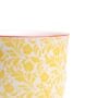 Liberte Pot With Saucer – Chive – Yellow Flowers – 3.25″